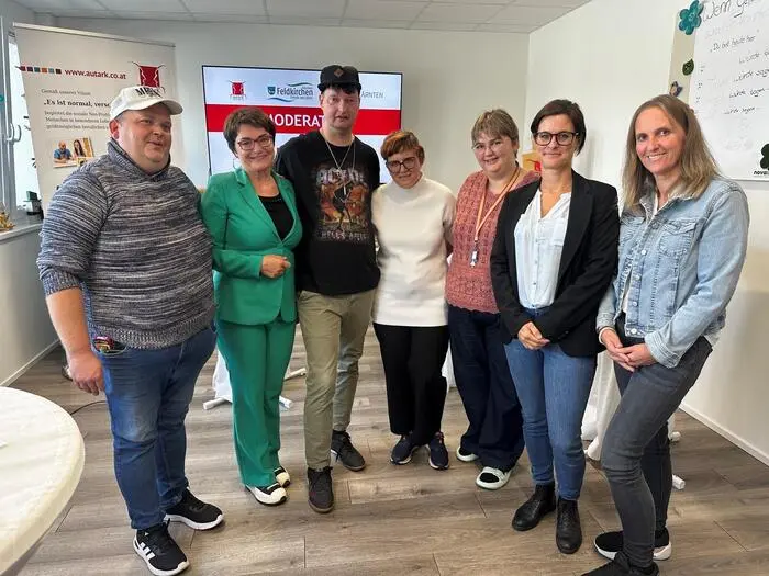 Manuel Stollwitzer, Beate Prettner, Christian Kerschbaumer, Katarina Anđelina Pasterk, Isabella Breiml und Michaela Pötscher-Gareiss (von links)