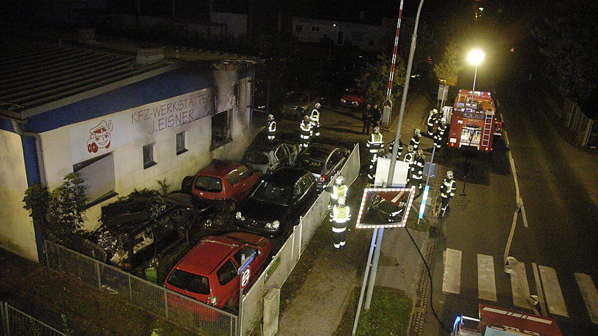 Drei Feuerwehren waren in Villach im Einsatz