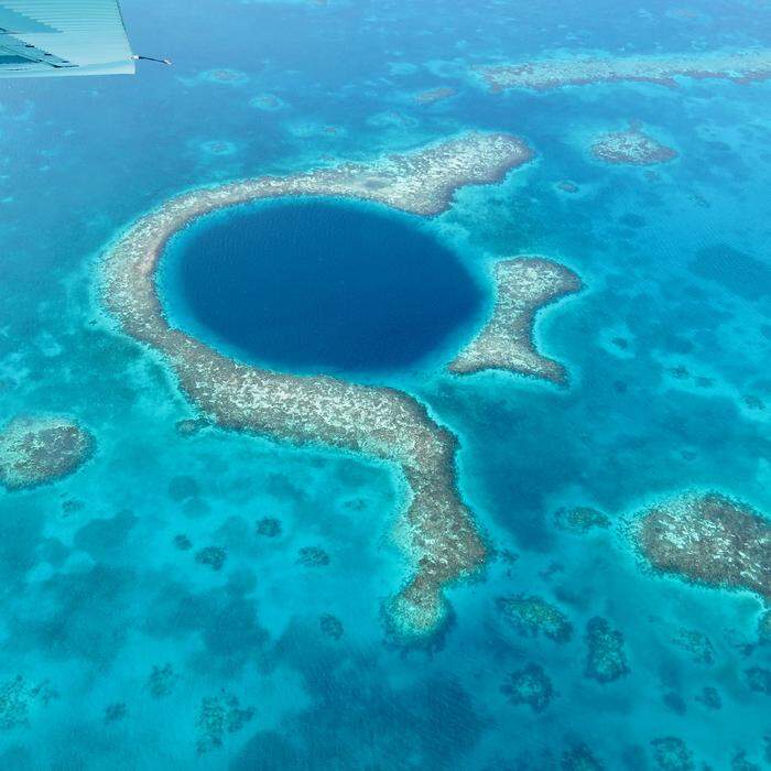 Das Blaue Loch in  Belize