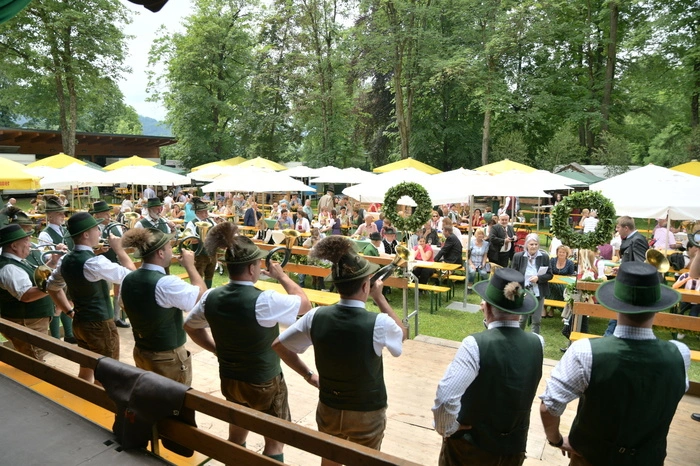 Jagdhornbläser der Freien Jäger und des Jagdschutzvereines