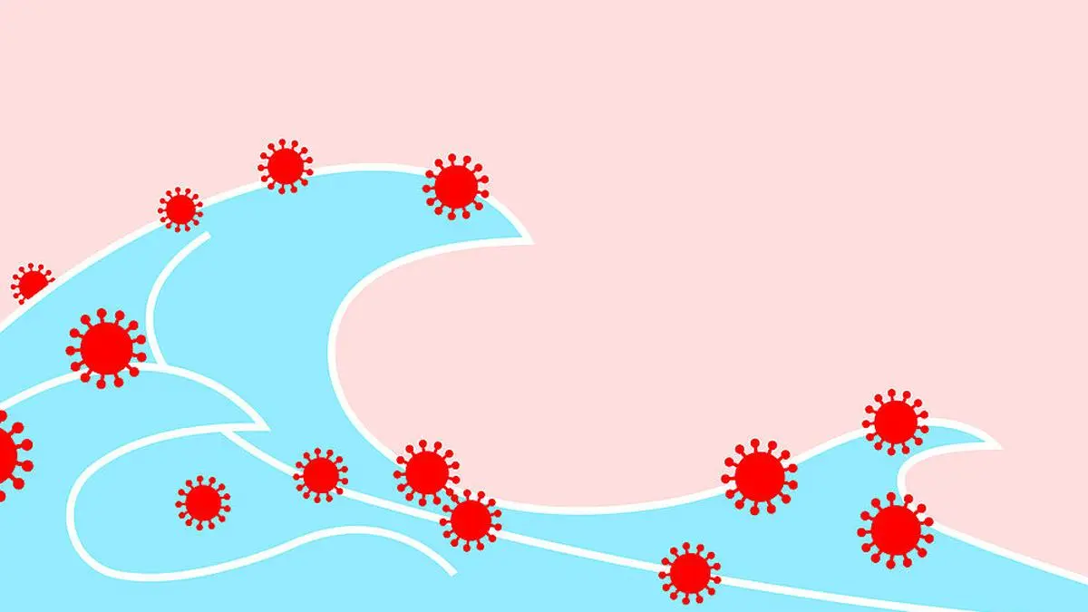 Während die BA.1-Welle abnimmt, baut sich die BA.2-Welle auf. In Summe führt das zu Rekord-Infektionszahlen