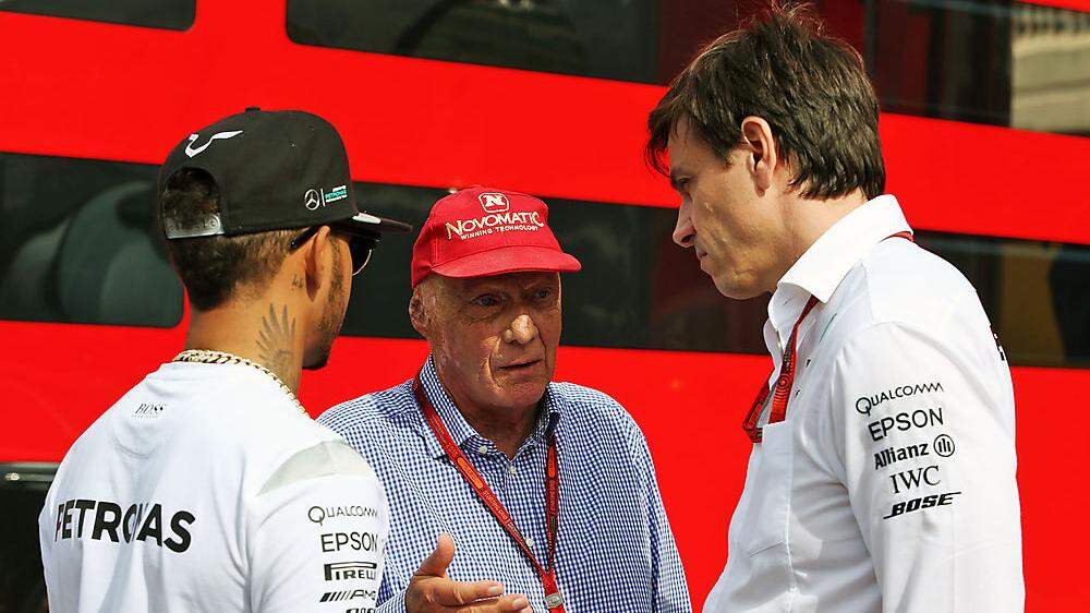 Hamilton, Lauda und Wolff - der zweite Fahrer fehlt seit heute