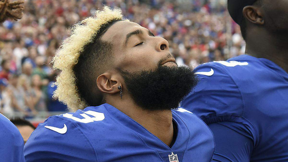 Odell Beckham jr. brach sich bei der fünften Giants-Niederlage den Knöchel