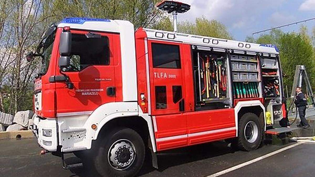 Die Feuerwehr rückte mit neun Kameraden aus