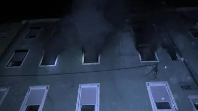 Aus den Fenstern drang dichter Rauch