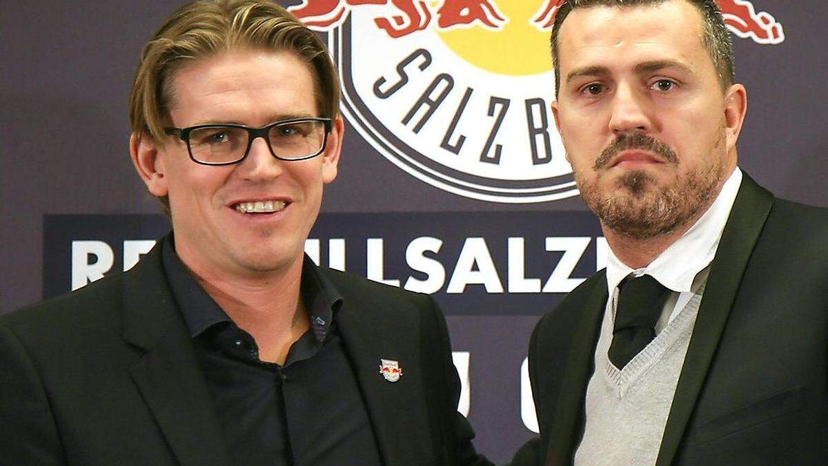 Christoph Freund und Oscar Garcia