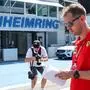 ARCHIV - 19.07.2018, Baden-Wrttemberg, Hockenheim: Motorsport: Formel-1-Weltmeisterschaft, Grand Prix von Deutschland. Sebastian Vettel aus Deutschland vom Team Scuderia Ferrari geht ber die Rennstrecke. Viele Chancen auf einen Heimsieg in Hockenheim drfte Sebastian Vettel nicht mehr bekommen. Zum 37. Mal gastiert die Formel 1 an diesem Wochenende auf dem Traditionskurs. Fr 2020 sind die Aussichten schlecht. Foto: Jan Woitas/zb/dpa +++ dpa-Bildfunk +++
