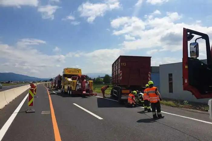 Bilder vom Unfallort.