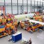 In den Airbus-Fabriken wird auf Hochtouren gearbeitet