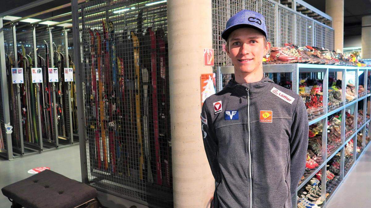 David Haagen, 20, ist seit März dreifacher Junioren-Weltmeister und will weiter hoch hinaus