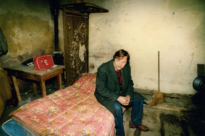Zuvor hatte Hitter in einem Abbruchhaus gelebt. Ein Bild von damals.