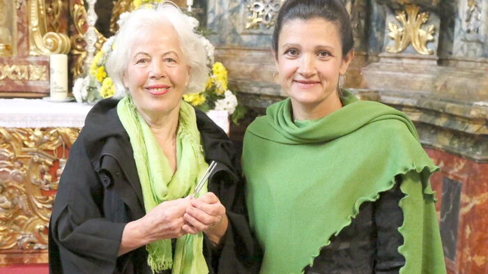 „Salve Regina! Sei gegrüßt, oh Königin!“ – so lautete der Titel jenes Konzertes, zu dem der Chor 1863 St. Veit unter Obfrau Kerstin Staudacher und Chorleiterin Helga Wildhaber (Foto) am Sonntagabend in die Klosterkirche geladen hatte. 