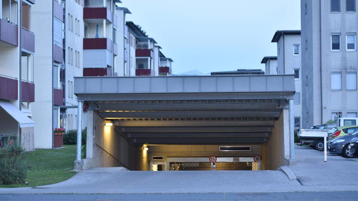 In dieser Tiefgarage in Klagenfurt soll es immer wieder zu Sachbeschädigungen kommen