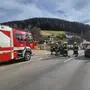 21 Feuerwehrleute rückten zu dem Unfall aus