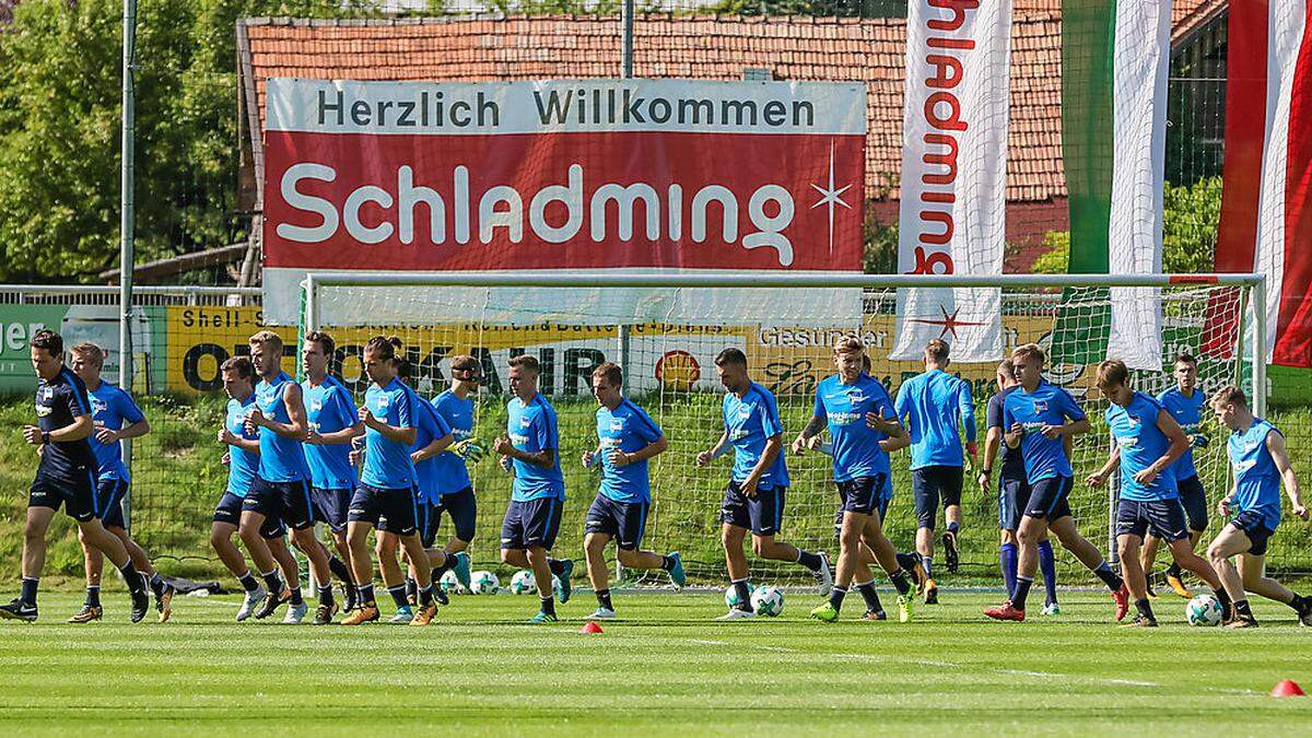 In Schladming feilen die Profis von Hertha BSC Berlin derzeit an der Feinabstimmung für die deutsche Bundesliga