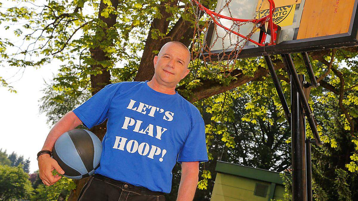 Erich Sammer organisiert die Streetball-Meisterschaften