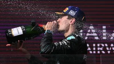 George Russell durfte jubeln