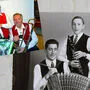 Unglaublich: 50 Jahre liegen zwischen den beiden Bildern. Die Brüder Fritz (Posaune), Hans (Steirische) und Reinhold (Klarinette) Willingshofer 1968 und 2018 
