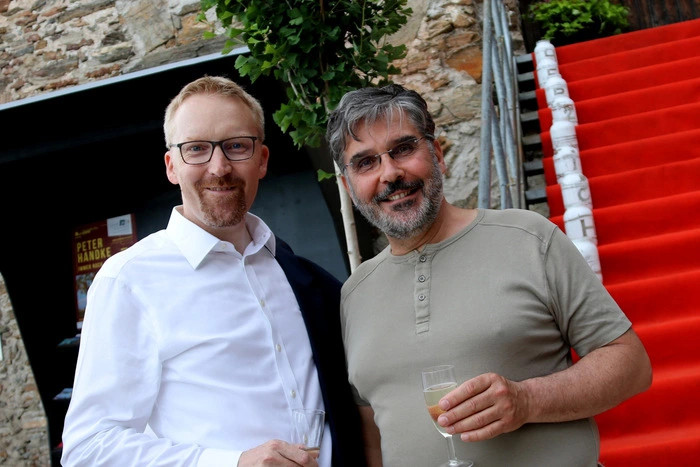 Aus Melk angereist ist CarinthiJa 2020 Koordinator Peter Fritz, der Geschäftsführer der Niederösterreichischen Landesausstellung auf der Schallaburg.