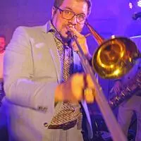 Sascha Krobath, Direktor der Musikschule Feldbach, ist Posaunist bei „Buena Banda“