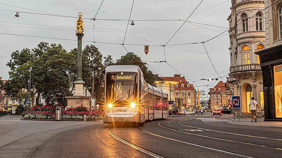 Mit der Altstadtbim ist man jetzt schon kostenlos im Grazer Zentrum unterwegs