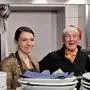 Eveline Wild mit Peter Schauer im Draxlerhaus in Hohentauern
