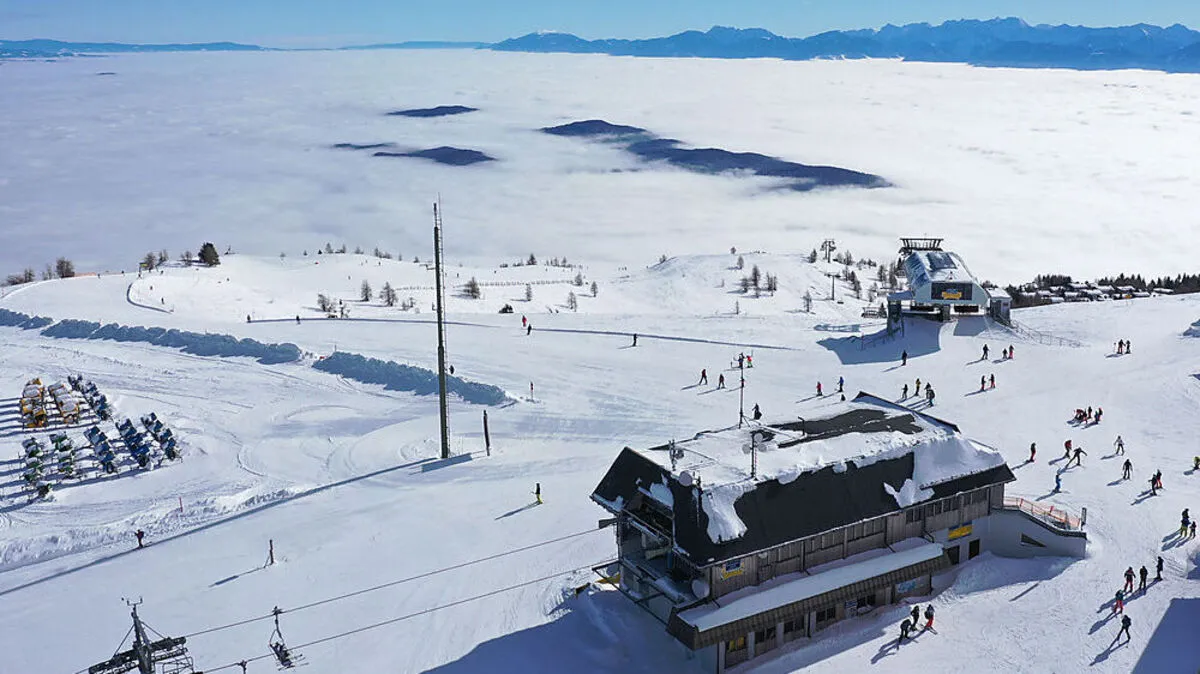 Mit der Strategie den Winter durch auf Vollbetrieb zu gehen, kam die Gerlitzen mit einem blauen Auge davon