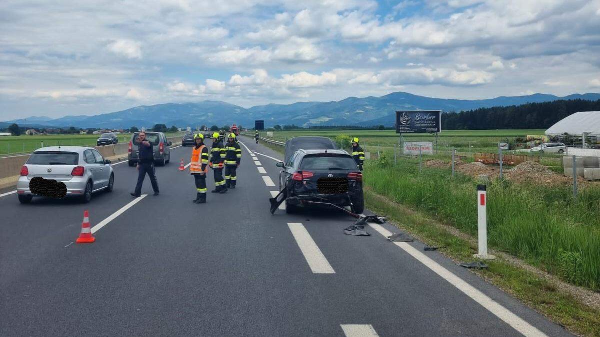 Der Unfall ging glücklicherweise glimpflich aus, es gab keine Verletzten