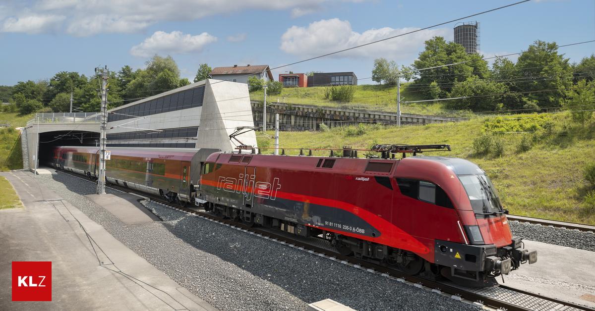 Koralmbahn: In 41 Minuten von Graz nach Klagenfurt