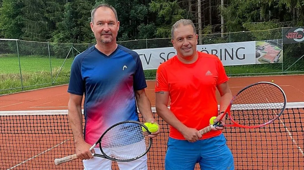 Am 11. August starten Karl Straßberger (links) und Friedrich Nowak auf diesem Platz in Schwöbing ihren Weltrekordversuch 