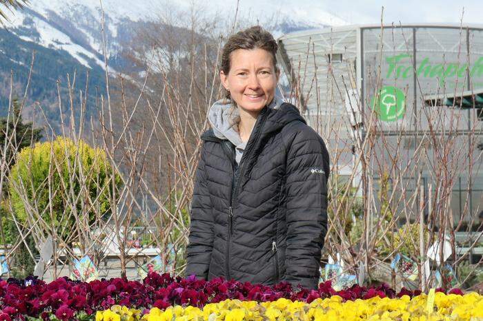 Juniorchefin Olivia Tschapeller übernahm vor zwei Jahren die gleichnamige Gärtnerei von ihrem Vater Andreas