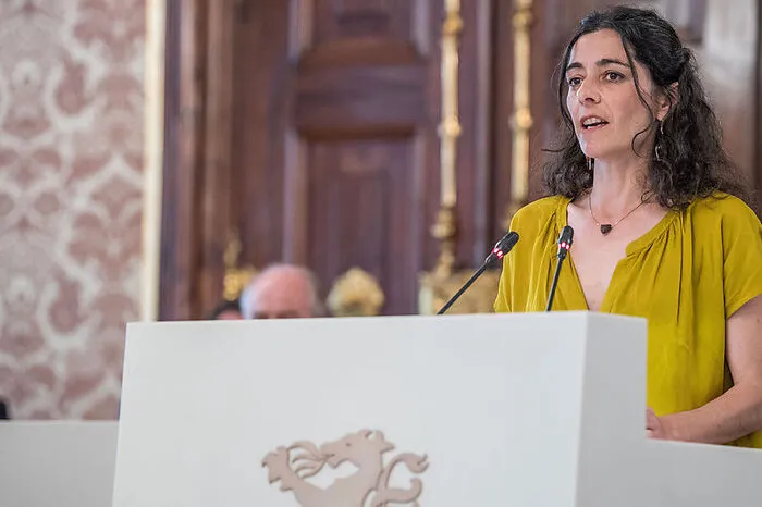 Auf Rang drei findet sich wieder eine Grüne. Sandra Krautwaschl hat 50 Wortmeldungen in Debatten eingebracht