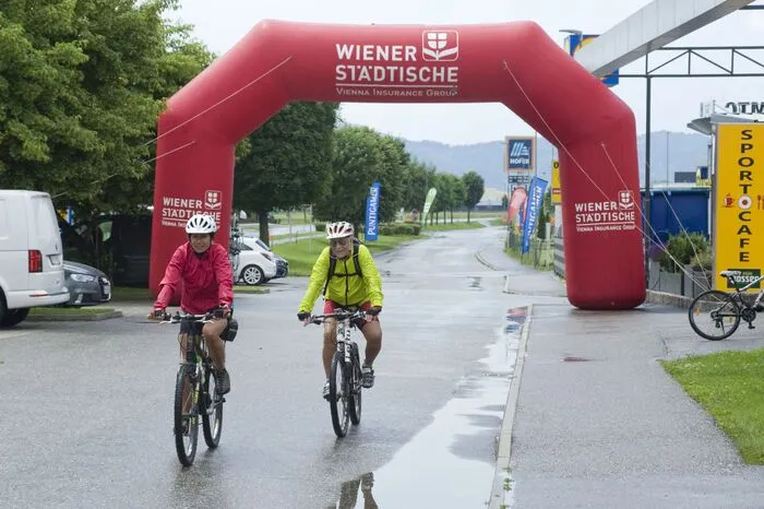 An den Start- und Zielorten der Etappen wurde ein Radservice angeboten.