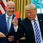 US-Präsident Donald Trump und Fifa-Präsident Gianni Infantino scherzten im Vorfeld der WM im Weißen Haus 