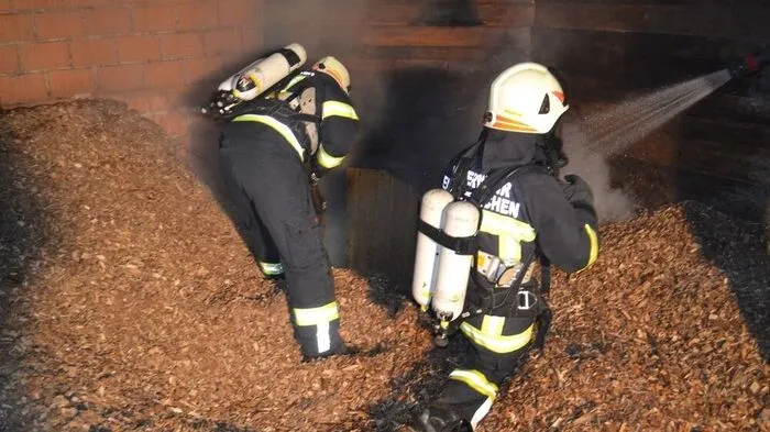 Die Feuerwehrleute standen zweieinhalb Stunden im Einsatz