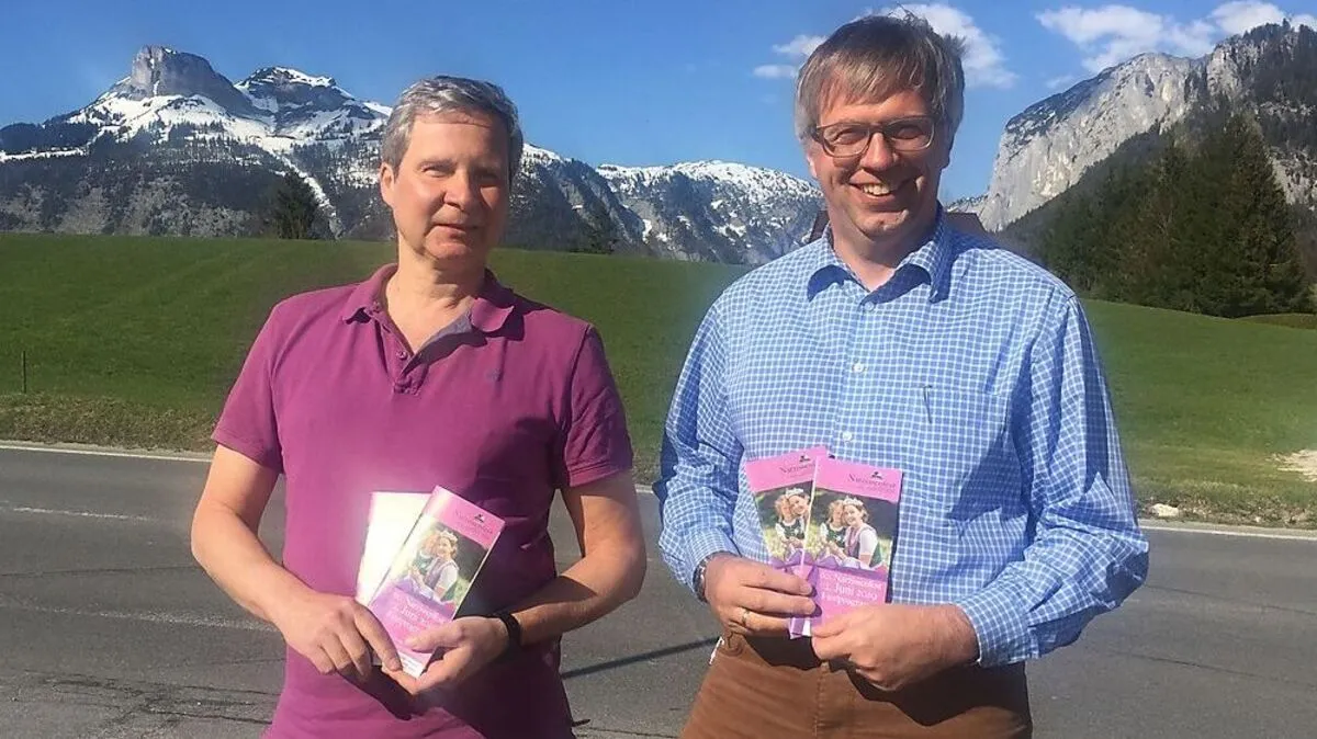 Rudi Grill und Michael Pinnisch (links)