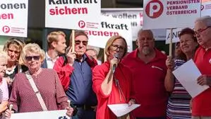 Im Vorjahr wurde in Graz wegen geringer Pensionsanpassungen demonstriert.
