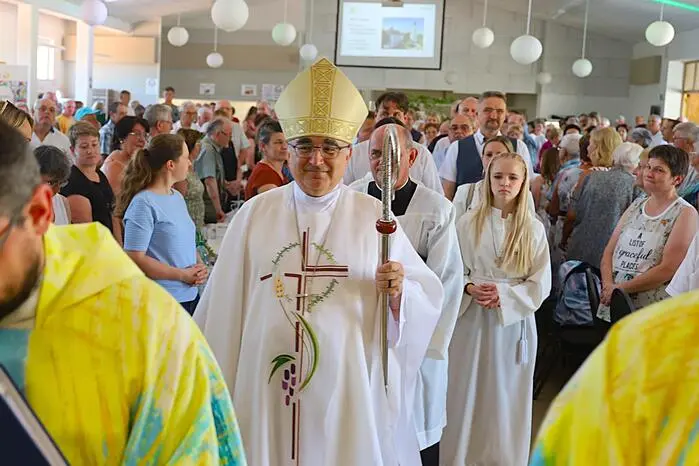 Höhepunkt war der Gottesdienst mit Diözesanbischof Wilhelm Krautwaschl