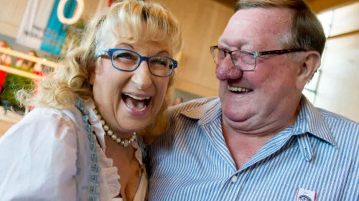 Die amtierenden Weltmeister Margot Sikora und Hans Roest