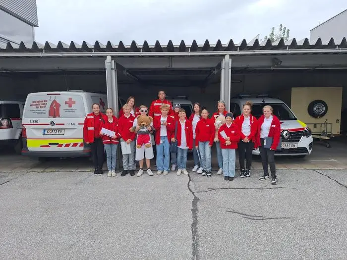 Die Jugendgruppe des Roten Kreuzes Feldkirchen