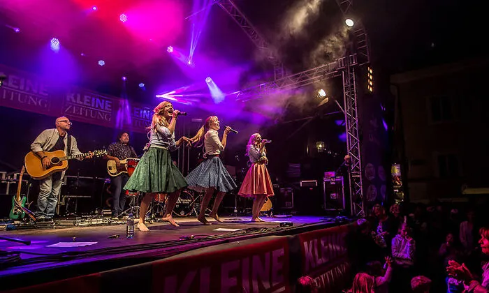 Die Poxrucker Sisters sorgten für Stimmung