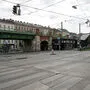 Blick auf die Kreuzung bei der U-Bahn-Station Thaliastraße