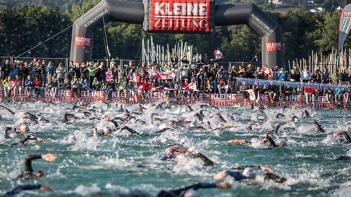 Die „Waschmaschine“ zu Beginn der Ironman-Schwimmstrecke gehört der Vergangenheit an. Ab heuer wird „rollend“ gestartet