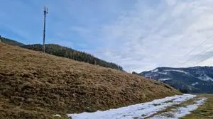 Mehrere Aufstiegsversuche mussten unternommen werden, um das beschädigte Glasfaserkabel in Vordernberg zu reparieren