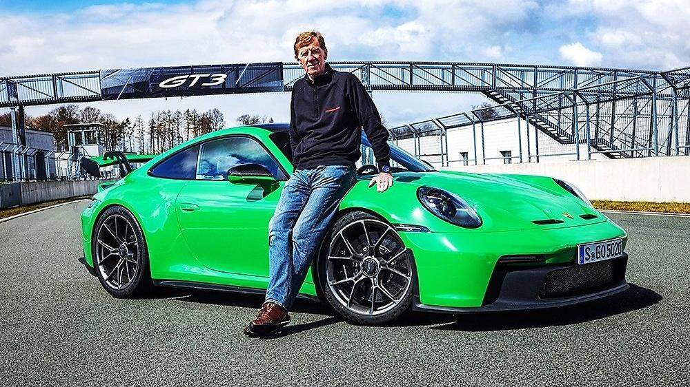 Bitte einsteigen: Der neue Porsche 911 GT3 mit Walter Röhrl auf der Rennstrecke