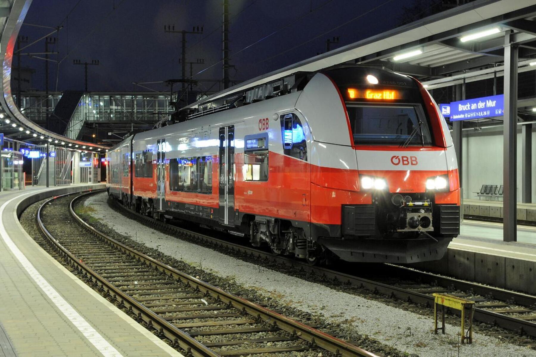 Fernzüge stehen: Kein Zugverkehr zwischen Bruck und Niklasdorf