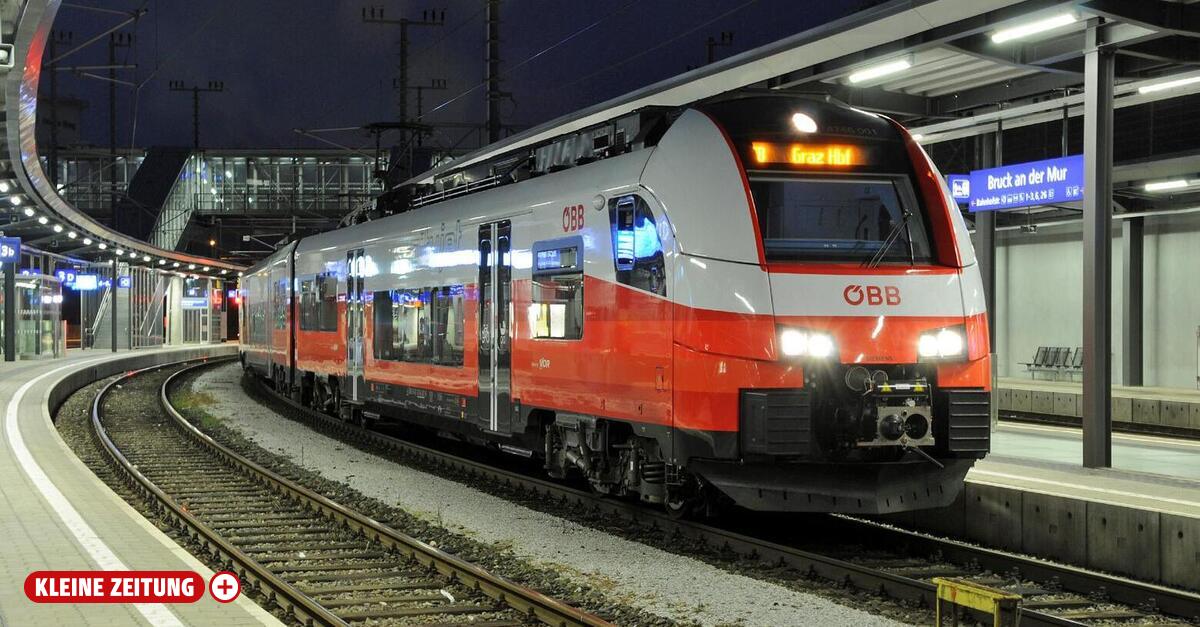 No train service between Bruck and Niklasdorf
