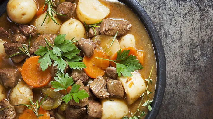 Der Klassiker zum Guiness im irischen Pub: Eintopf mit Lammfleisch