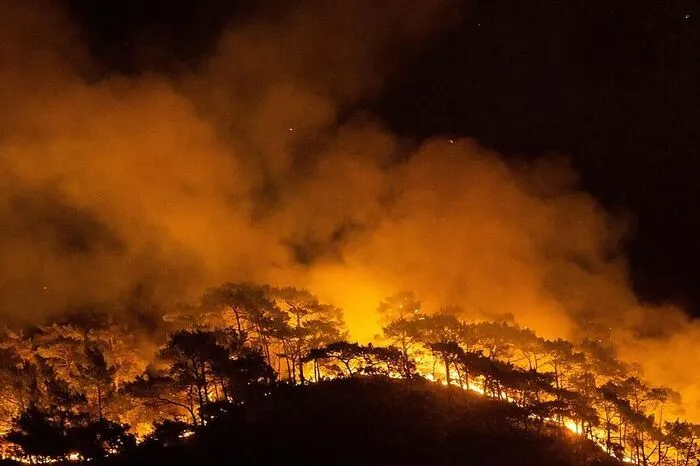 In der Türkei kämpfen Einsatzkräfte inzwischen seit Tagen gegen massive Waldbrände im Land. 