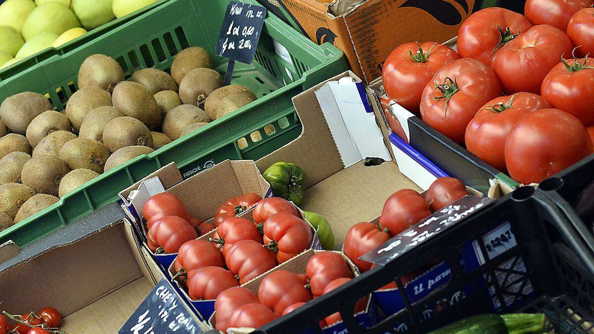 Obst und Gemüse waren fallweise in Großbritannien knapp